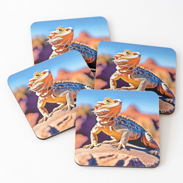 Item preview, Desert Lizard Close-up Design designed and sold by Health And Fitness Posts e-Store.
