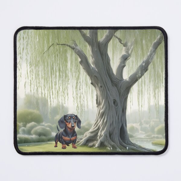 Item preview, Dachshund Under A Willow Tree designed and sold by NikkiBear67.