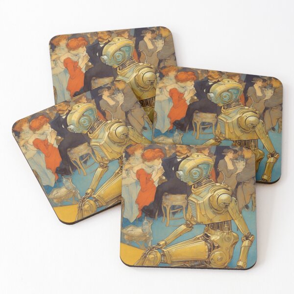 Item preview, Robot Love Art Illustrations from the 1800s | #7 designed and sold by NickWhittleArt.