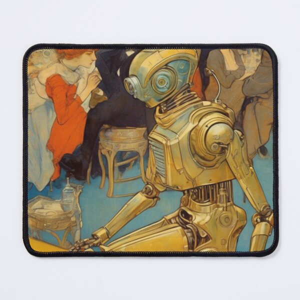 Item preview, Robot Love Art Illustrations from the 1800s | #7 designed and sold by NickWhittleArt.