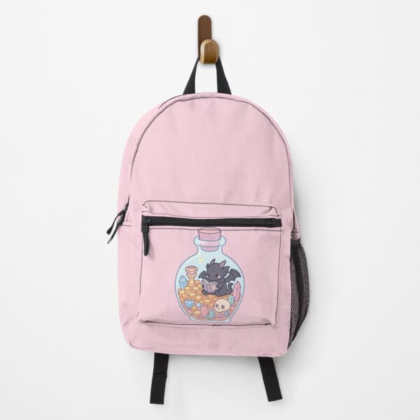 Item preview, Black Dragon Reading Book Kawaii Pastel Goth designed and sold by TomFrontierArt.