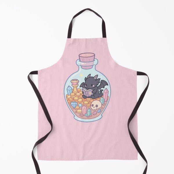 Item preview, Black Dragon Reading Book Kawaii Pastel Goth designed and sold by TomFrontierArt.