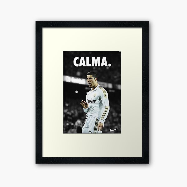 Vista previa del artículo con la obra «Cristiano Ronaldo tranquilo», diseñado y vendido por dohyun kim.