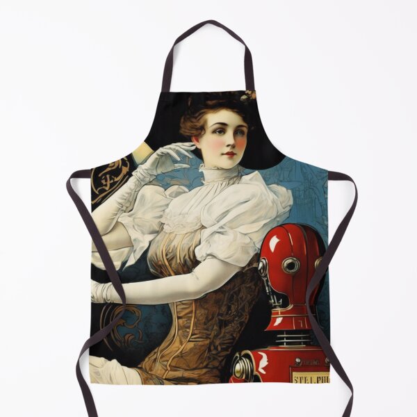 Item preview, Robot Love Art Illustrations from the 1800s | #9 designed and sold by NickWhittleArt.