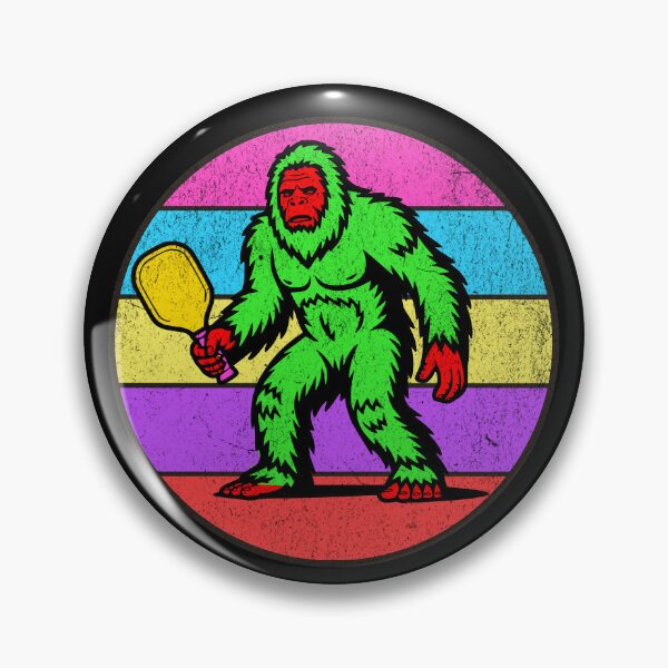 Item preview, Bigfoot Pickleball Retro Vintage 80s Sasquatch Pickleball Lovers designed and sold by chrisrivait.