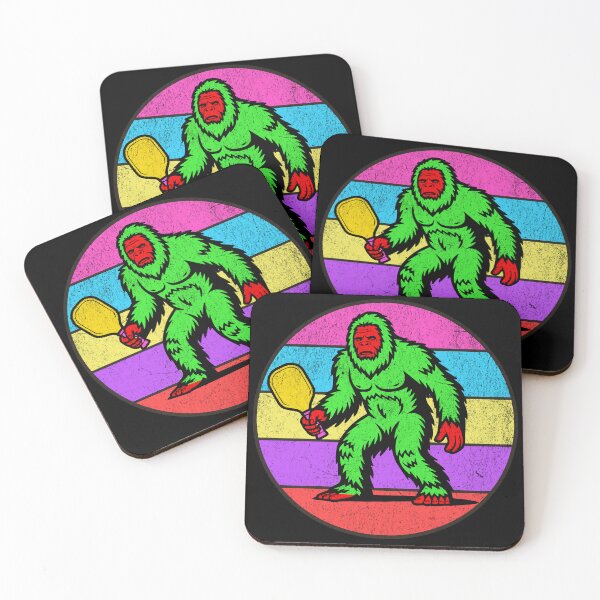 Item preview, Bigfoot Pickleball Retro Vintage 80s Sasquatch Pickleball Lovers designed and sold by chrisrivait.