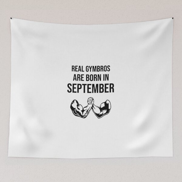 Item preview, Real Gymbros Are Born in September– Strong Brotherhood Gym Gift for September Birthdays designed and sold by Superiors-s.