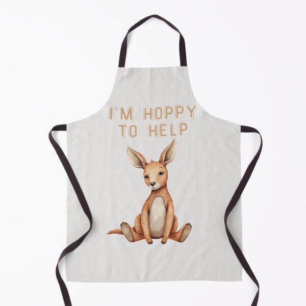 Item preview, I`m hoppy to help, cute kangoroo plushy design designed and sold by Coolparrotgirl.