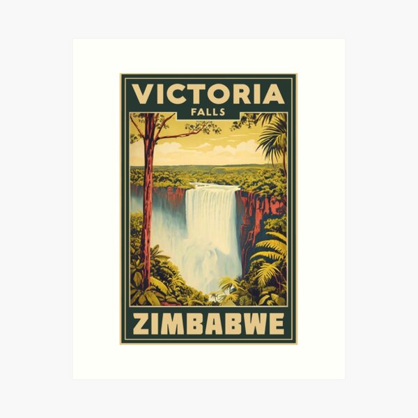 Item preview, Zimbabwe Travel designed and sold by FreshArtFusion.