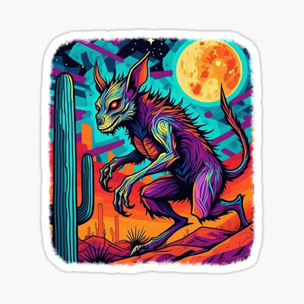 Item preview, Chupacabra Moonlit Hunt designed and sold by AngelicThrone.