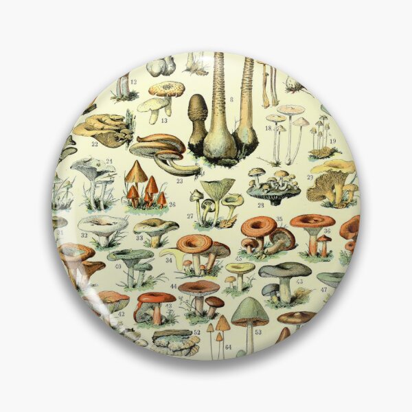 Item preview, Adolphe Millot Champignons designed and sold by Gilmour-Prints.