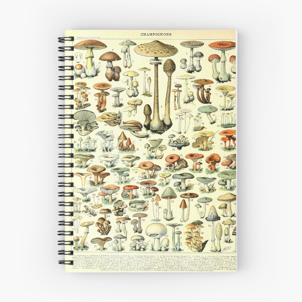 Item preview, Adolphe Millot Champignons designed and sold by Gilmour-Prints.