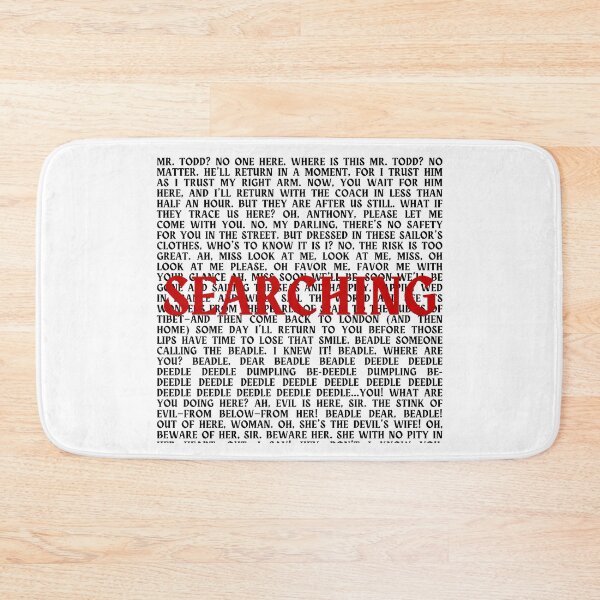 Item preview, Sweeney Todd lyrics designed and sold by broadwaygirl142.