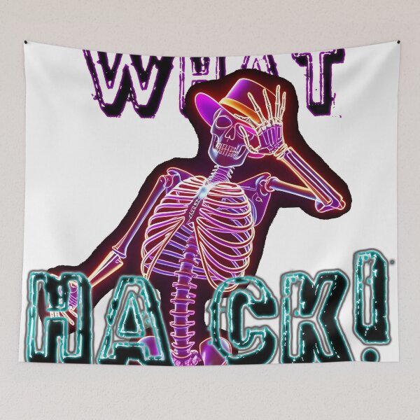 Item preview, Neon Skeleton – “WHAT HACK” Bold Dance Pose designed and sold by FusionCipher.