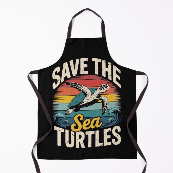 Item preview, Save The Sea Turtles – Retro Ocean Conservation Design for World Sea Turtle Day designed and sold by Serbin.