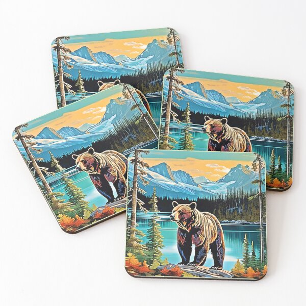Item preview, Canadian Majestic Mountain Bear Design designed and sold by Health And Fitness Posts e-Store.