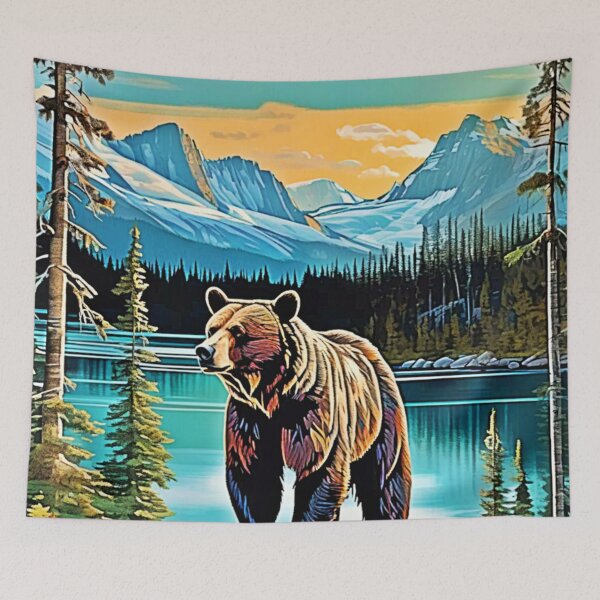 Item preview, Canadian Majestic Mountain Bear Design designed and sold by Health And Fitness Posts e-Store.