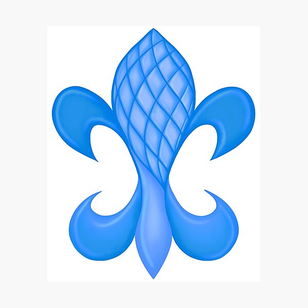 Aperçu de l'œuvre Mise à jour de la Fleur de Lis Bleue créée et vendue par lezell.