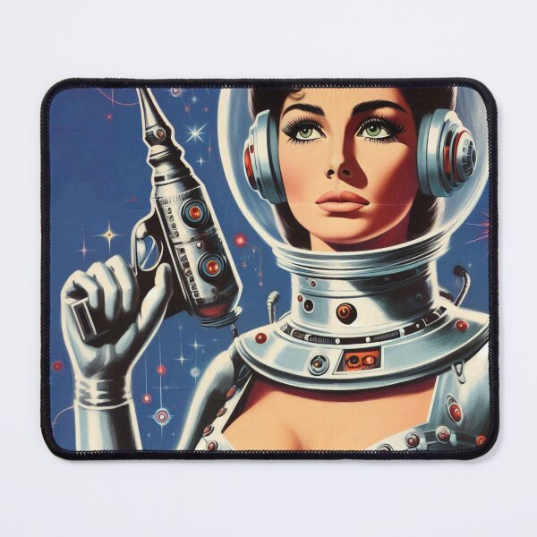 Item preview, Retro Space Girl designed and sold by PulpVintage.