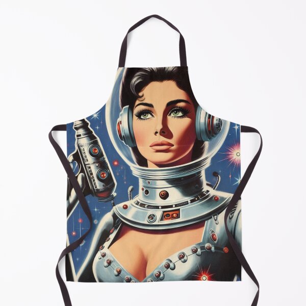 Item preview, Retro Space Girl designed and sold by PulpVintage.