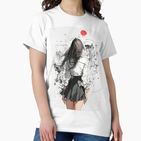 Item preview, Gorgeous anime girl art design designed and sold by HakoCity.
