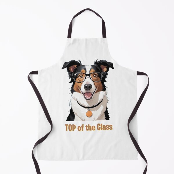 Item preview, Funny Border Collie Portrait – Comic Student Gift – Goofy Dog & Cat Owner Gifts – Humor Pet Lover Design  designed and sold by KoraTalks.