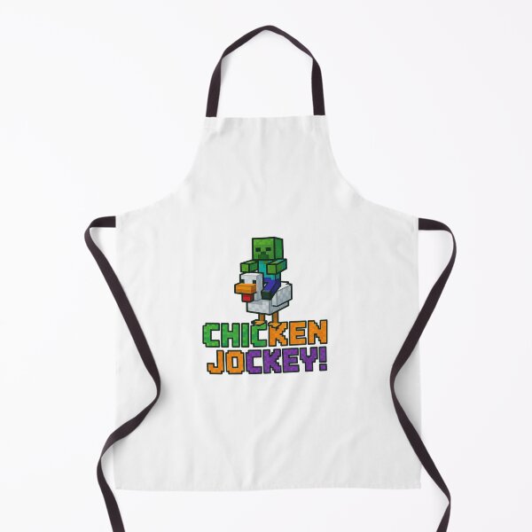 Item preview, Chicken Jockey! Minecraft Inspired Pixel Art Design designed and sold by yaney85.