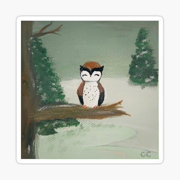 Owl sticker Sticker