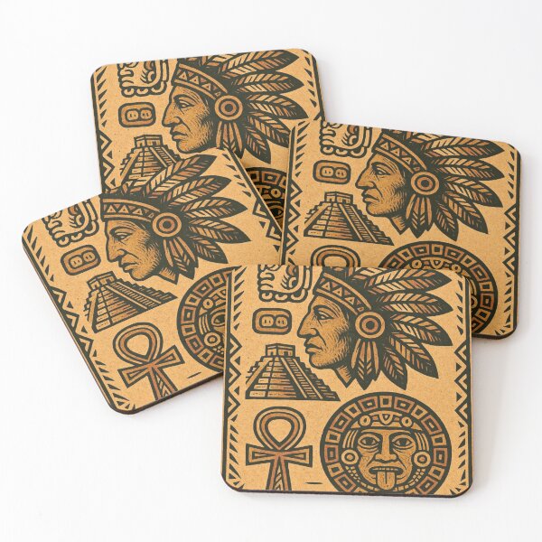 Item preview, Mayan Tribal Art – Ancient Symbols Reimagined designed and sold by Runes & Embers .