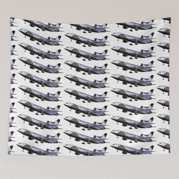 Item preview, ATA L1011 Tropical Hawaiian Livery Classic Plane Abstract Illustration designed and sold by AddiK-Art.