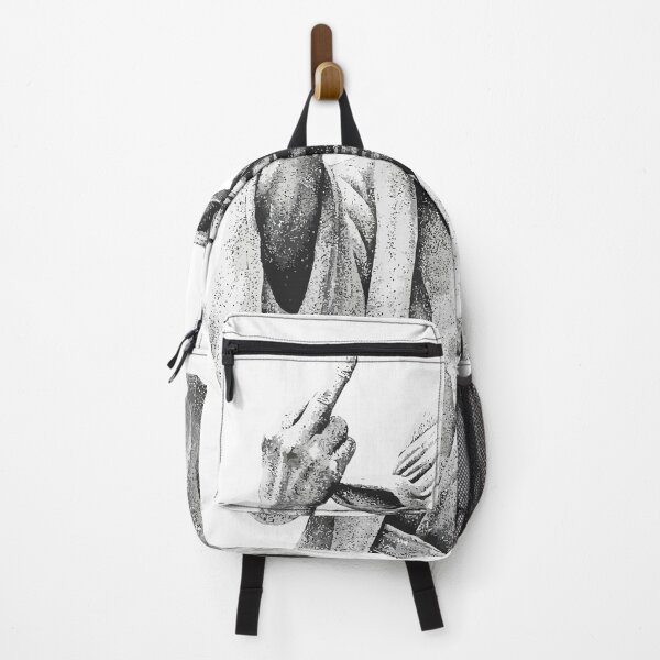 Item preview, Yoda Middle Finger, Funny Star Wars Fan Art, Black and White designed and sold by negve.