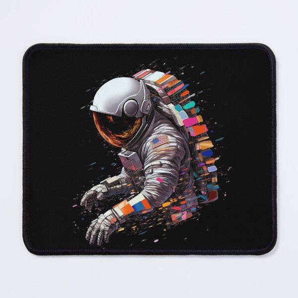Item preview, Glitches In Reality Astronaut designed and sold by The Mad Muffin.