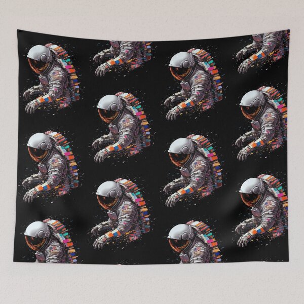 Item preview, Glitches In Reality Astronaut designed and sold by The Mad Muffin.