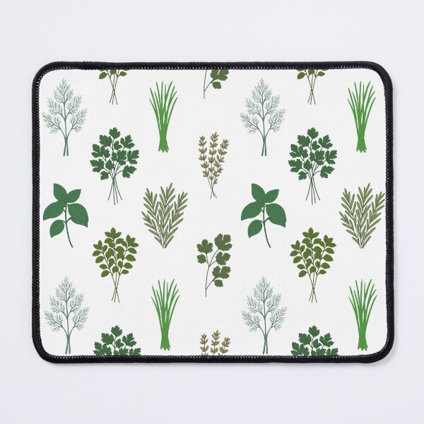 Item preview, Whimsical Kitchen Herb Garden Seamless Pattern designed and sold by ThreadedThistle.