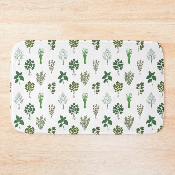 Item preview, Whimsical Kitchen Herb Garden Seamless Pattern designed and sold by ThreadedThistle.