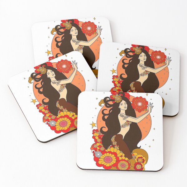 Item preview, Boho Beauty in 1970ies style  designed and sold by Taika Tori Art .