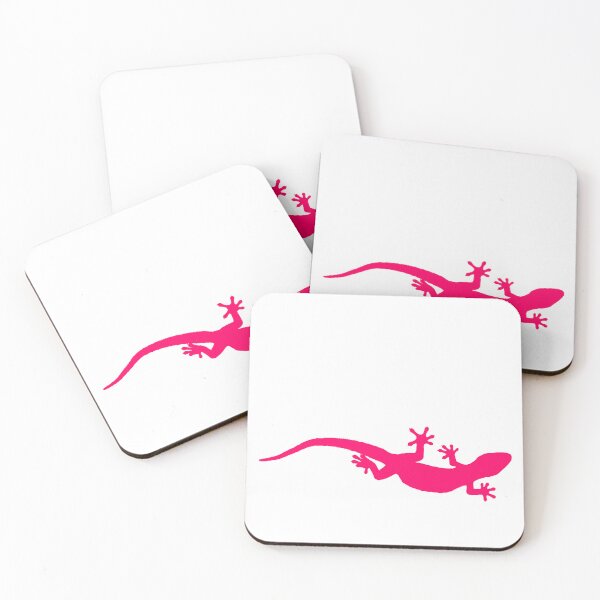 Item preview, Hot Pink Gecko on White Background designed and sold by SBVillard.