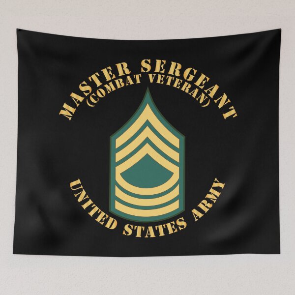 Aperçu de l'œuvre Armée - Sergent-chef - MSG - Vétéran de combat - Flat X 300 créée et vendue par Military Insignia Products.