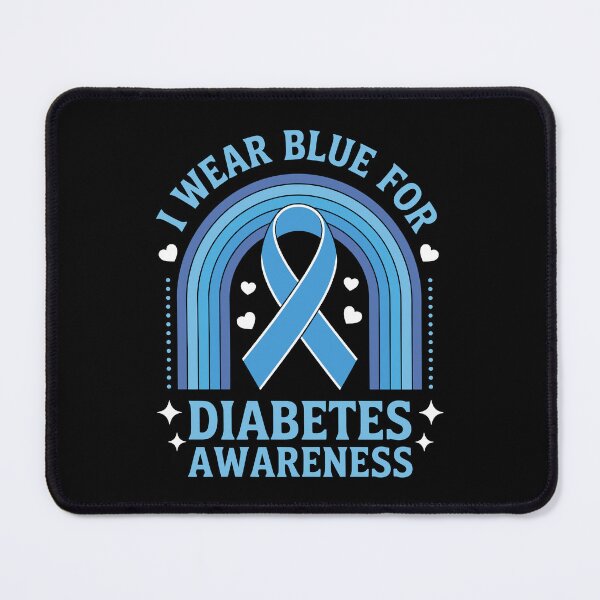 Item preview, I Wear Blue for Diabetes Awareness – Support and Prevention Message designed and sold by Serbin.