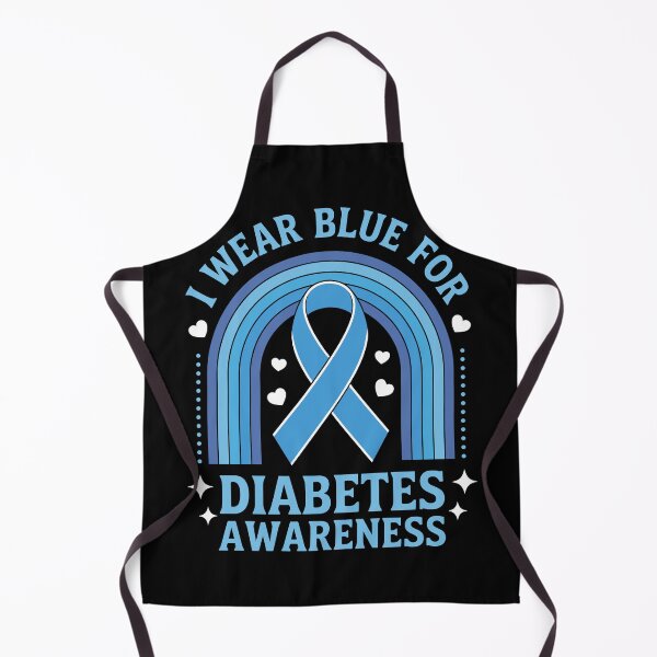 Item preview, I Wear Blue for Diabetes Awareness – Support and Prevention Message designed and sold by Serbin.