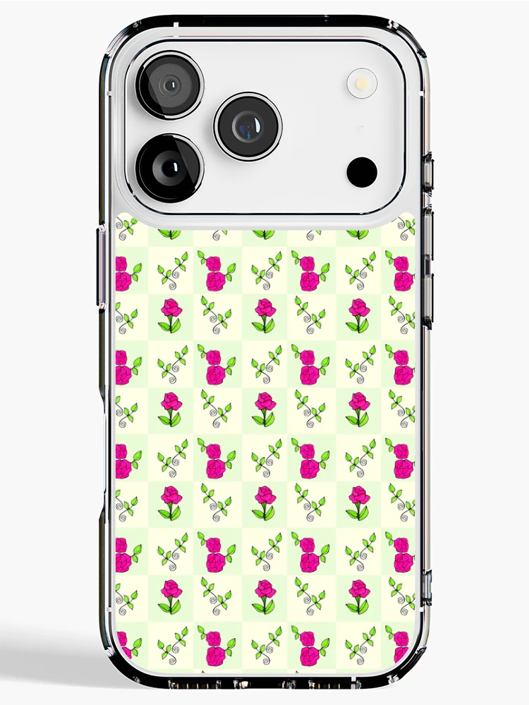 Thumbnail 1 of 5, iPhone Case, Patchwork Roses designed and sold by magicgardenart.