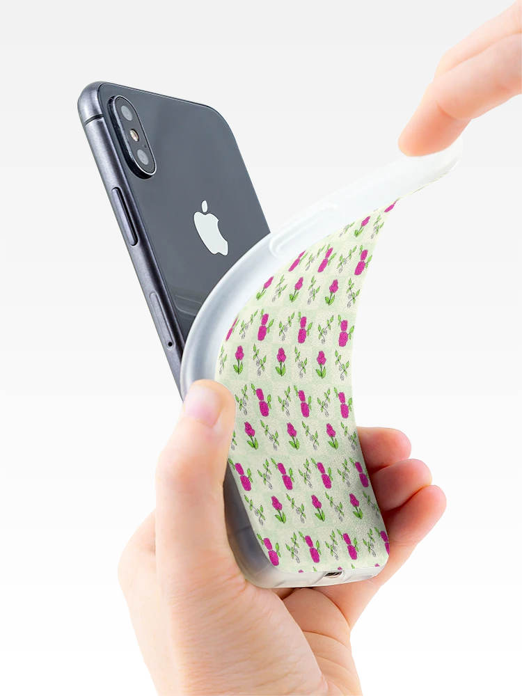Thumbnail 4 of 5, iPhone Case, Patchwork Roses designed and sold by magicgardenart.