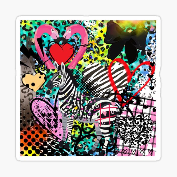 Item preview, the abstract zebra design designed and sold by TheMysticNook.