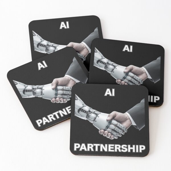 Item preview, AI Partnership Handshake designed and sold by The Mad Muffin.