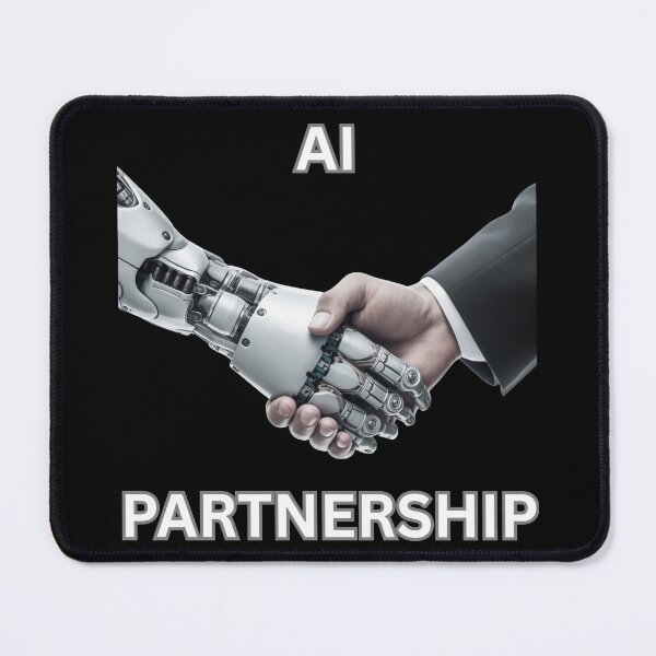 Item preview, AI Partnership Handshake designed and sold by The Mad Muffin.