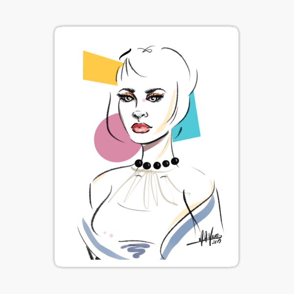 Geometric Sticker