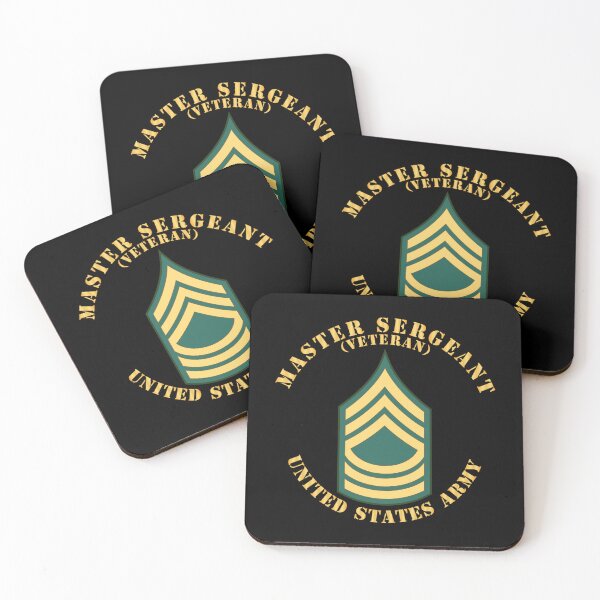 Aperçu de l'œuvre Armée - Sergent-chef - MSG - Vétéran - Flat X 300 créée et vendue par Military Insignia Products.