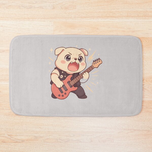 Item preview, Funny  pig a guitar, Purrfectly Musical Vibes, pig lover, music lover designed and sold by Right-UR.