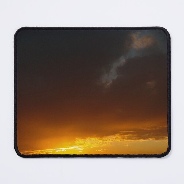 Item preview, Sunset over forest with sky peaking through clouds designed and sold by Peacemountain Adventures.
