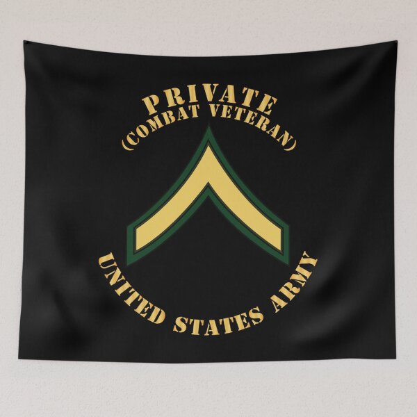 Item preview, Army - Private - PV2 - Combat Veteran - Flat X 300 designed and sold by Military Insignia Products.